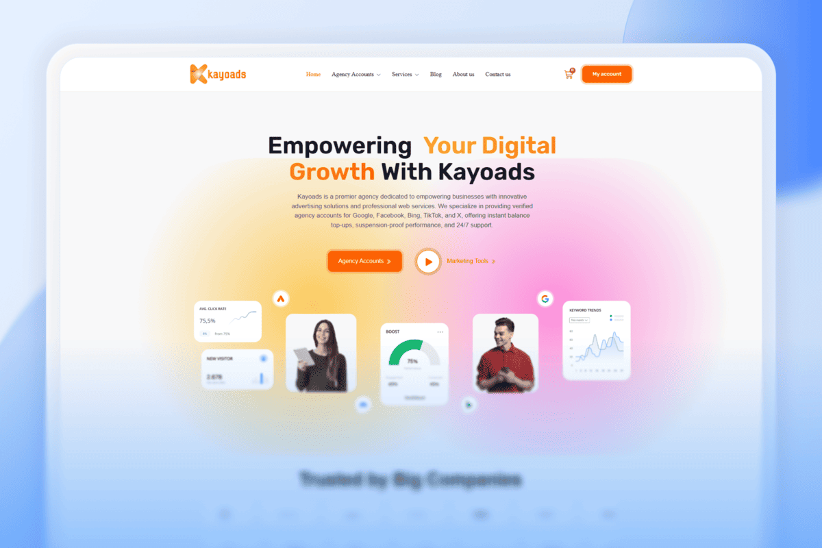 Kayoads TikTok agency ad account
